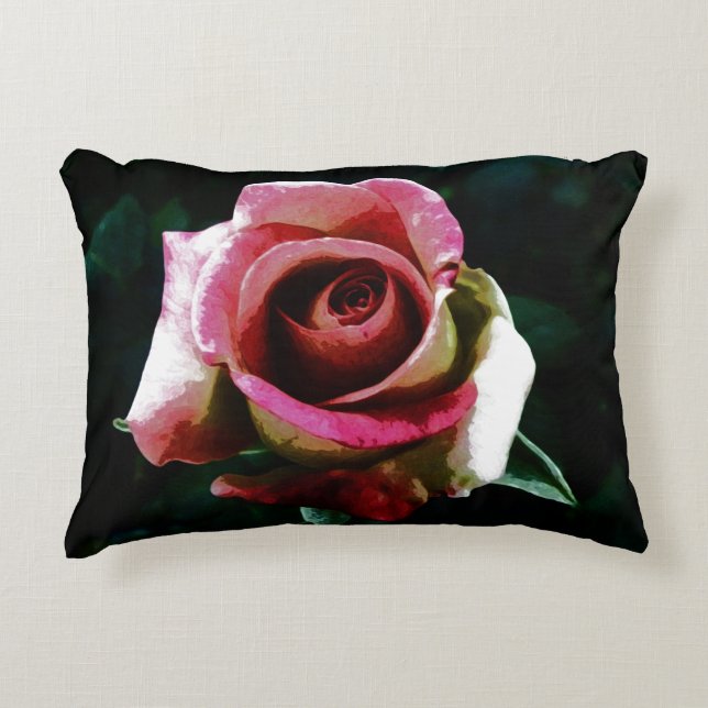 Almofada Decorativa rosa (Frente)