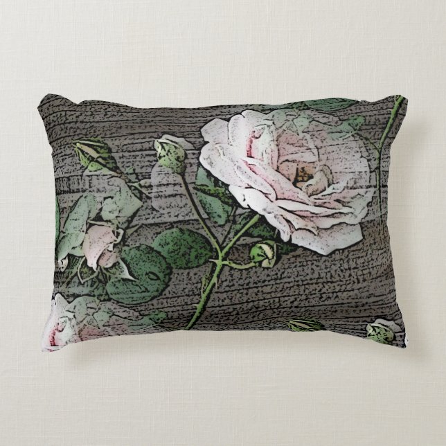 Almofada Decorativa Rosa (Frente)