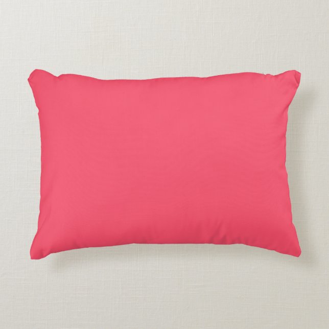 Almofada Decorativa Rosa, Adorável, Sólido, Moderno, Simples, Na moda (Frente)