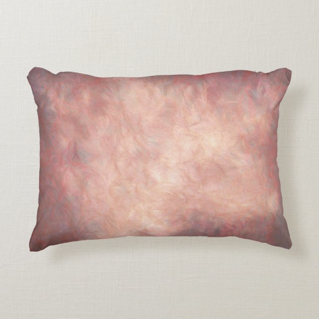 Almofada Decorativa Rosa Atenuado (Frente)