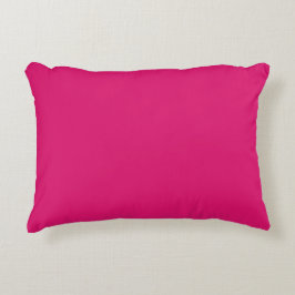 Almofada Decorativa Rosa Choque, Sólido, Adorável, Simples, Moderno