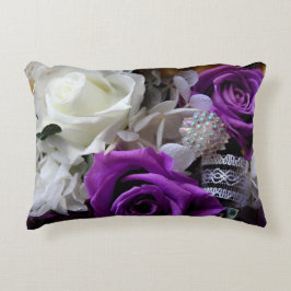 Almofada Decorativa Rosa do roxo real