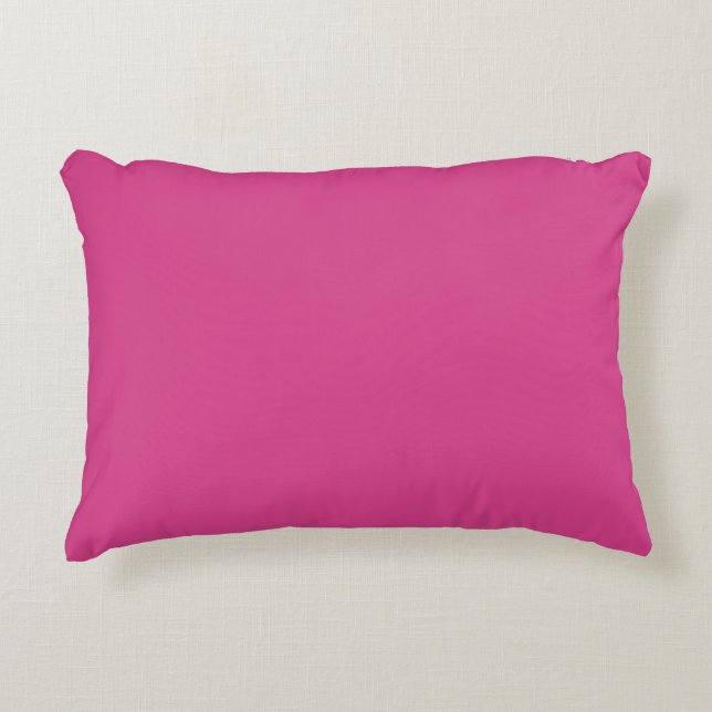 Almofada Decorativa Rosa Quente (Frente)