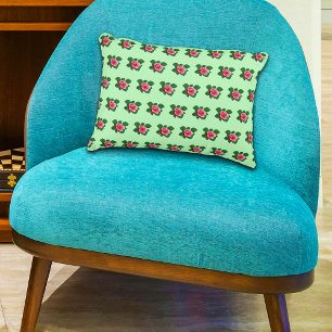 Almofada Decorativa Rosa Rosa Rosa Rosa Rosa Cor-de-rosa Padrão sem co