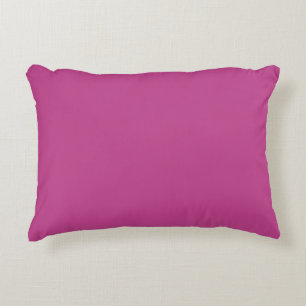 Almofada Decorativa Rosa Violet Solid Color Impressão, cor-de-rosa-esc