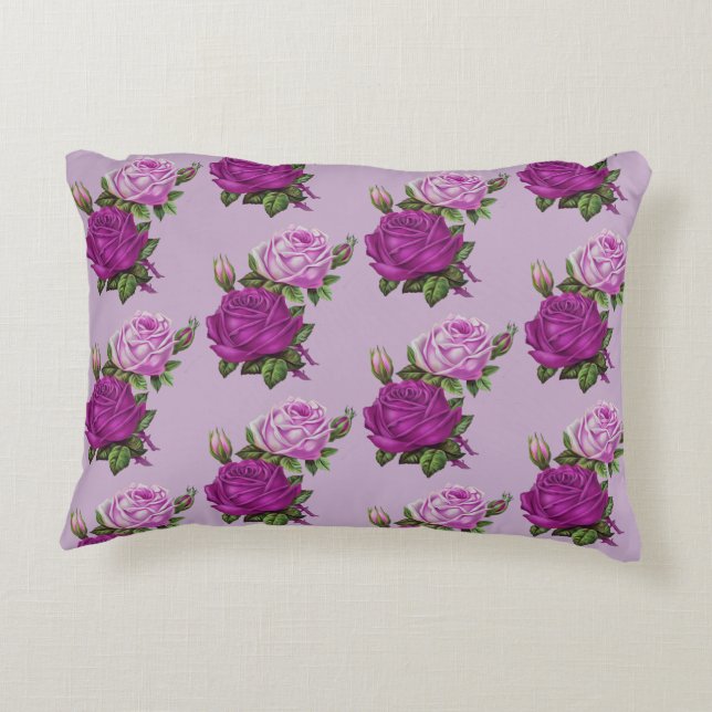 Almofada Decorativa Rosas (Verso)