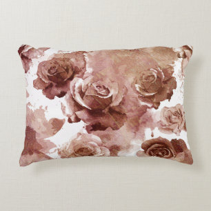 Almofada Decorativa Rosas de Aquarela 3