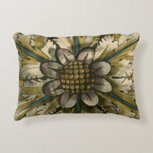 Almofada Decorativa Rosette de demissão decorativa em Cinza