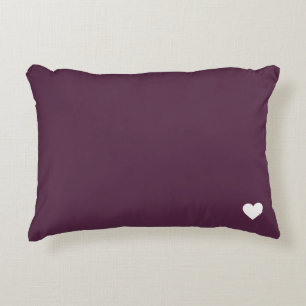 Almofada Decorativa Roxo da beringela da beringela profundamente -