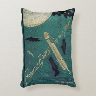 Almofada Decorativa Russo Book Cobrir Cushions Jules Verne