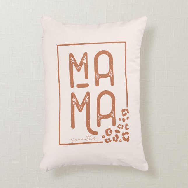 Almofada Decorativa Rustic Boho Mama (Frente(Vertical))