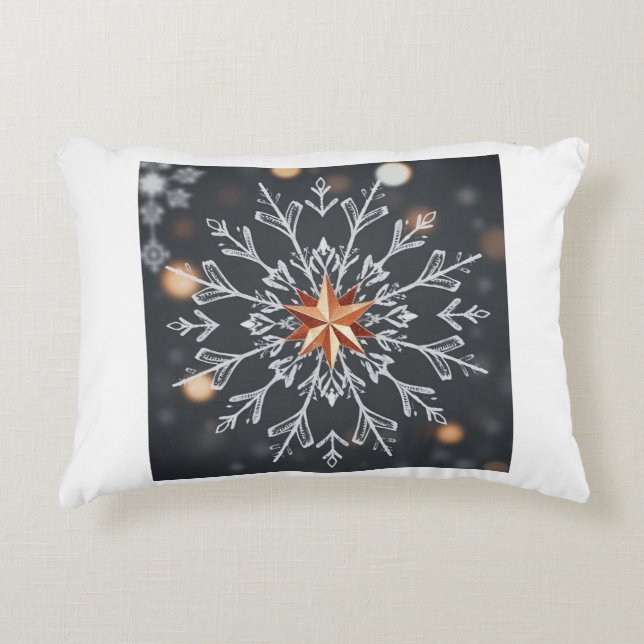 Almofada Decorativa Rustic Star Glow (Frente)