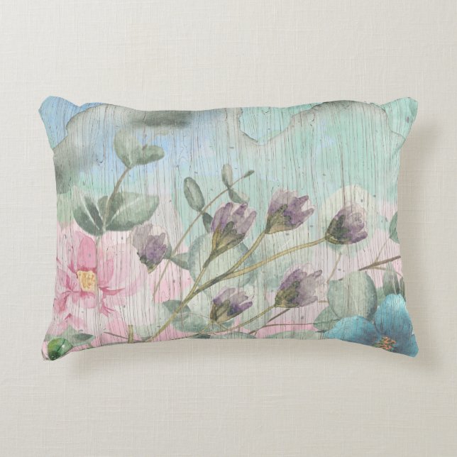 Almofada Decorativa Rustic Watercolor (Frente)