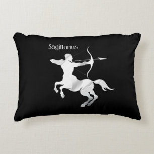 Almofada Decorativa Sagittarius Silver Archer Zodiac