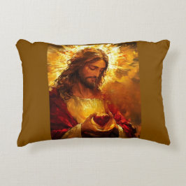Almofada Decorativa Sagrado Coração de Jesus
