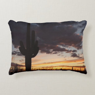 Almofada Decorativa Saguaro Sunset III Arizona Desert Landscape