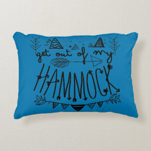 Almofada Decorativa Saia de meu viagem do Hammock (personalizado)