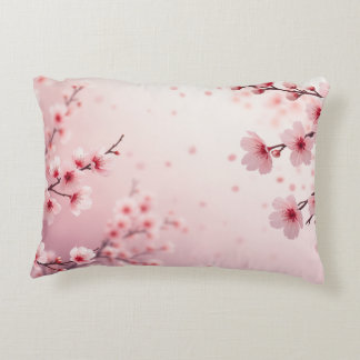 Almofada Decorativa Sakura Bliss Cushion - Elegante Cherry Blossom Des