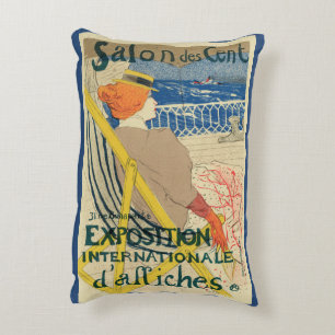 Almofada Decorativa Salon des Cents de Toulouse Lautrec, Art Nouveau