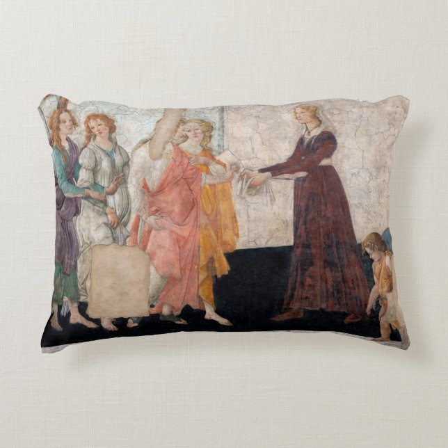 Almofada Decorativa Sandro Botticelli - Vênus e os Três Graus (Frente)
