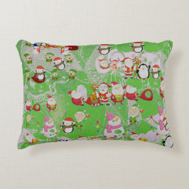 Almofada Decorativa Santa Magical Green New Year