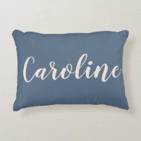 Script Minimalista Azul Dusty de Nome Personalizad