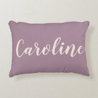 Script Minimalista Dusty Purple do Nome Personaliz