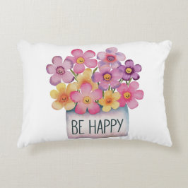 Almofada Decorativa Seja feliz