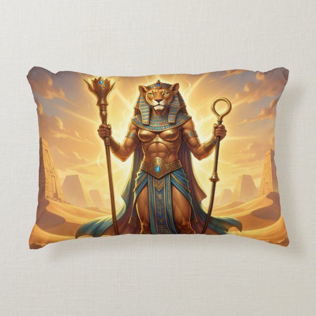 Almofada Decorativa Sekhmet – Lion-Headed War Goddess´3 (Frente)