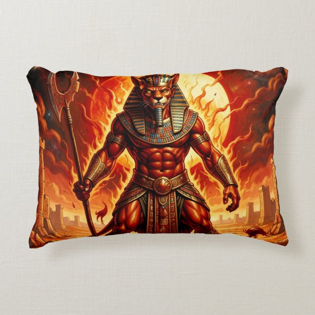 Almofada Decorativa Sekhmet – Löwenköpfige Kriegsgöttin´1 (Frente)