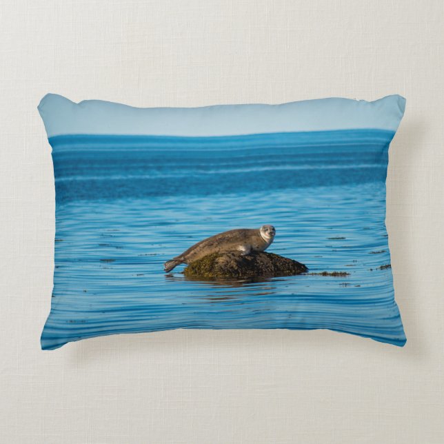 Almofada Decorativa Selo do Porto Atlântico (Frente)