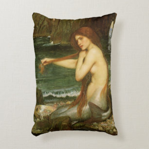 Almofada Decorativa Sereia por John William Waterhouse