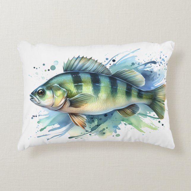 Almofada Decorativa Série Aquarela: Poleiro (Frente)