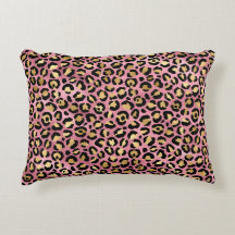 Série de Design Leopardo Rosa e Dourado 15