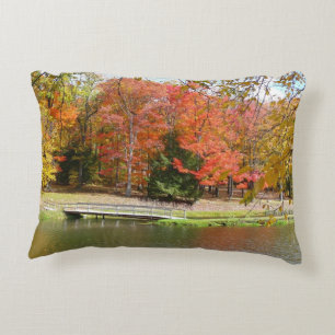 Almofada Decorativa Sete Primaveras Call Bridge III Autumn Landscape