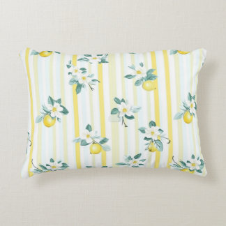 Almofada Decorativa Shabby Chic Lemon Floral Series Design #12