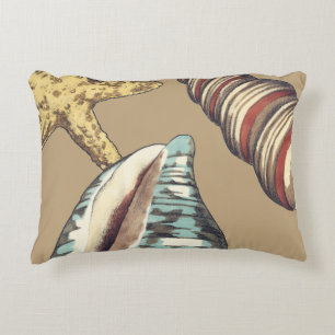 Almofada Decorativa Shell Trio em Khaki