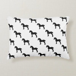 Almofada Decorativa Silhueta de Cavalo de Tração
