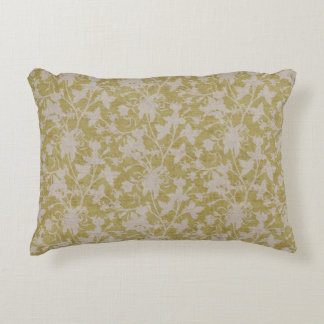 Almofada Decorativa Silhueta Floral Chintz-Chartreuse