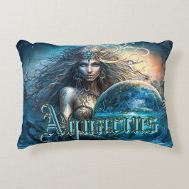 Almofada Decorativa Símbolo Aquarius Zodiac