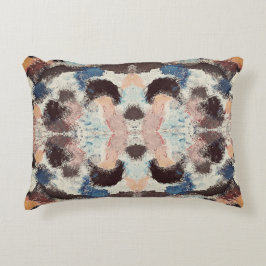 Almofada Decorativa Simetria de Pastel vibrante - Arte texturizada por