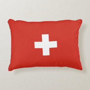 Almofada Decorativa sinalizador de suiça