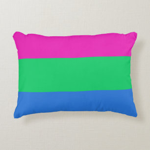Almofada Decorativa Sinalizador do Orgulho Polisexual