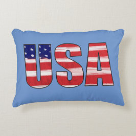 Almofada Decorativa Sinalizador EUA