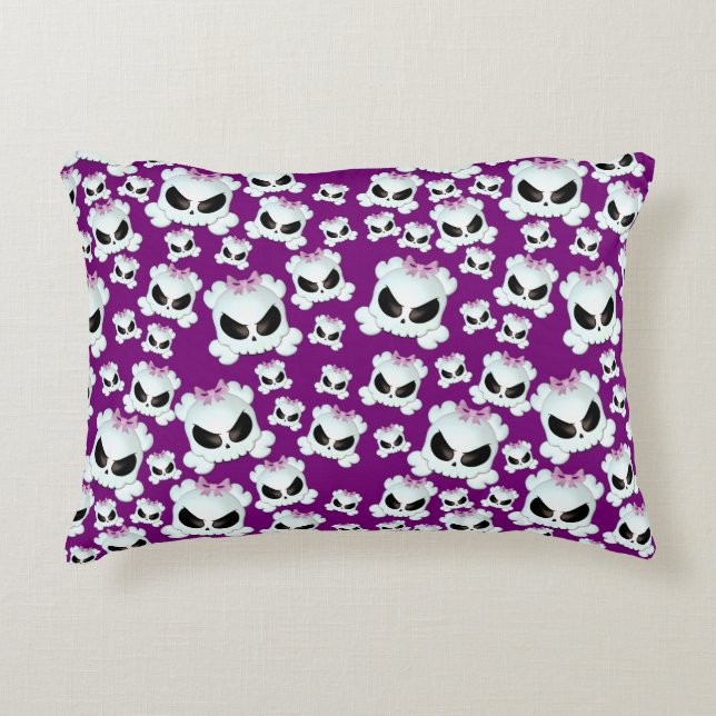 Almofada Decorativa Skullz feminino (Frente)