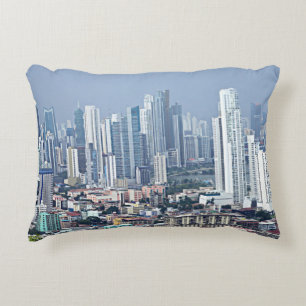 Almofada Decorativa Skyline da Cidade do Panamá