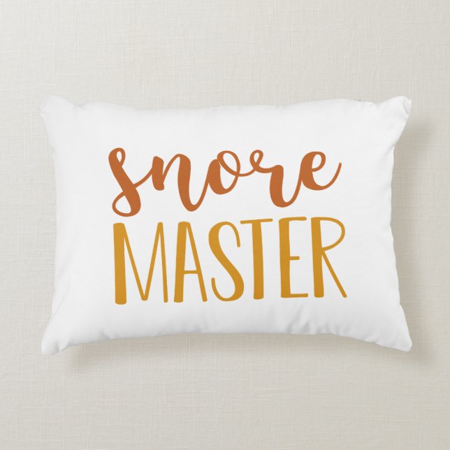 Almofada Decorativa Snore Master (Frente)