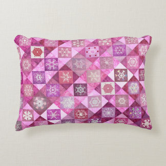 Almofada Decorativa Snowcatcher Heartflakes Patchwork