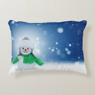 Almofada Decorativa Snowman Deseja