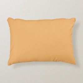 Almofada Decorativa Soft Orange, Cushion, Solid Color, Simple, Modern
